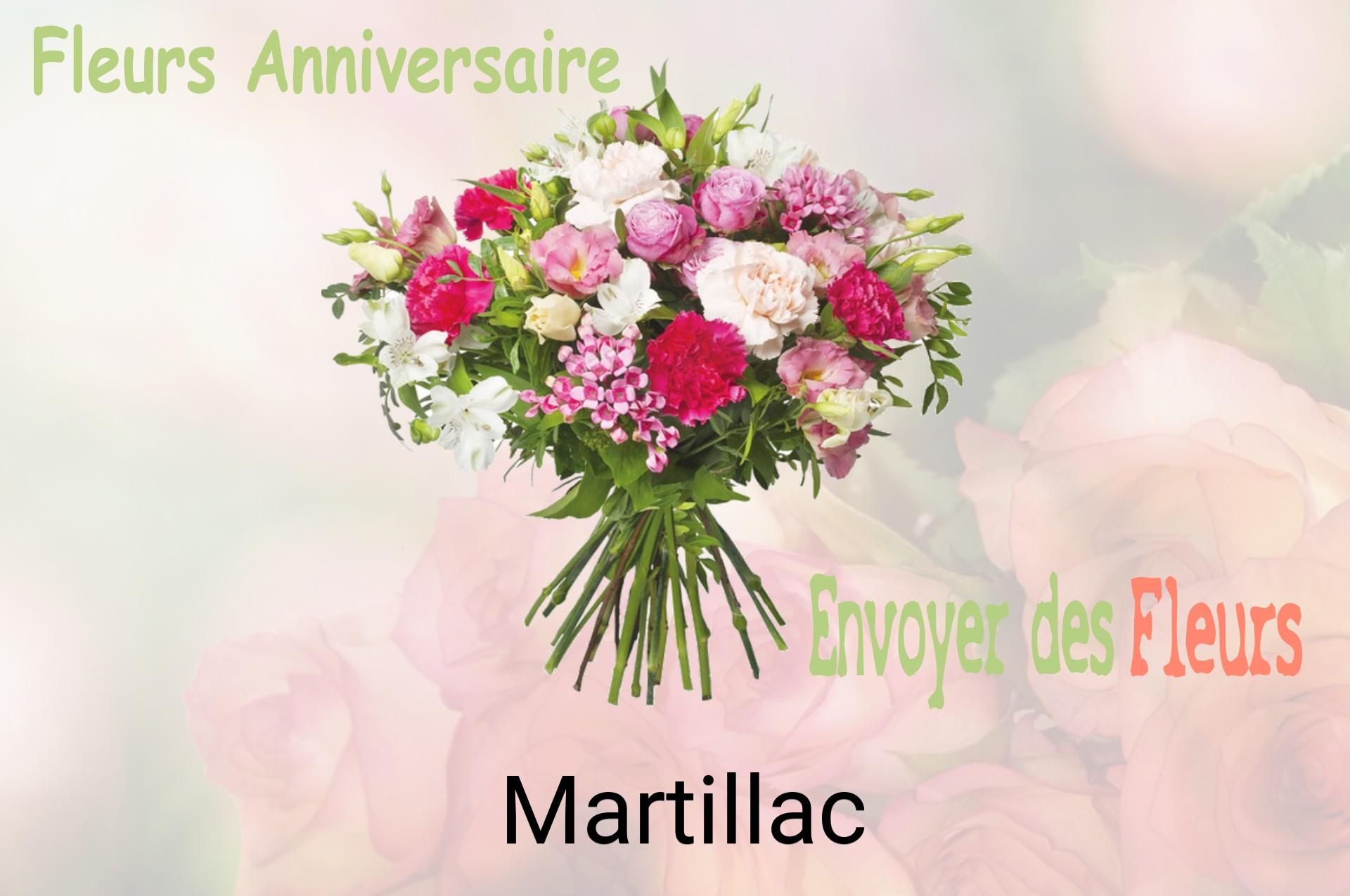 Bouquet de fleurs d’anniversaire livré à Martillac